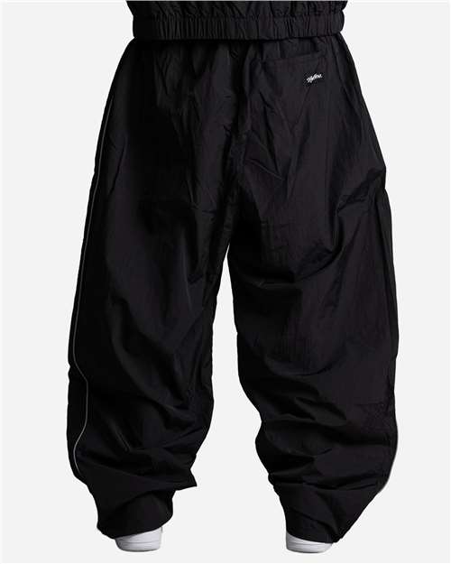 Unisex Wind OPPS Reflective Balloon Pants – On Model – Back