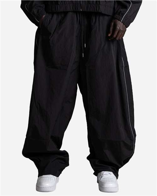 Unisex Wind OPPS Reflective Balloon Pants – On Model