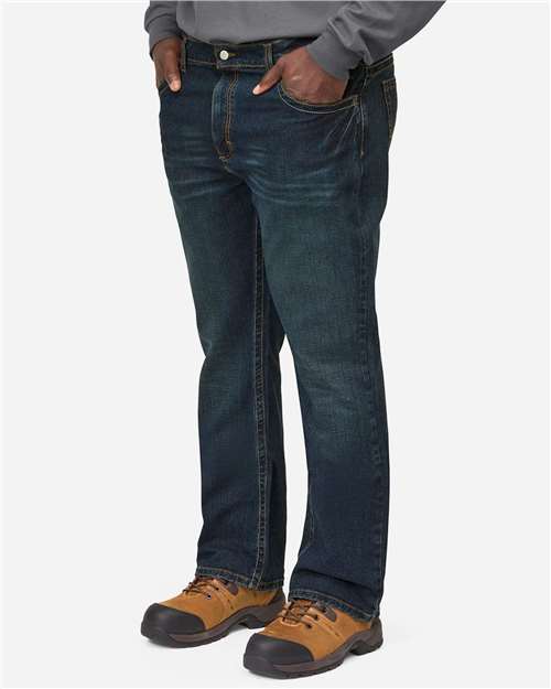 Men's Bootcut Jeans – On Model – Side