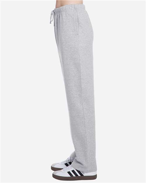 Unisex Straight Leg Sweatpants – On Model – Side