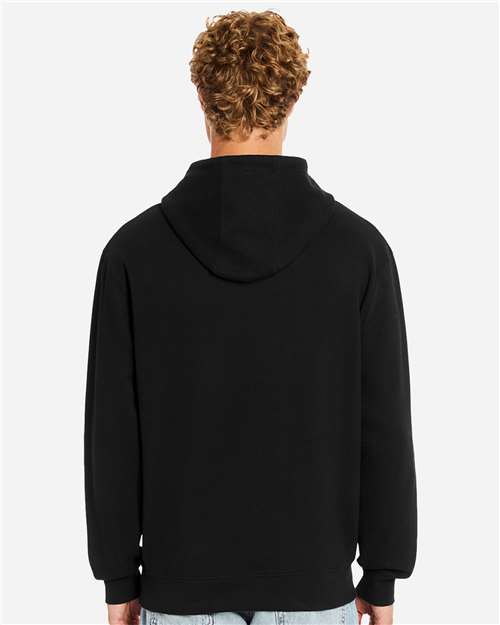 Unisex Thermal Hoodie Sweatshirt – On Model – Back