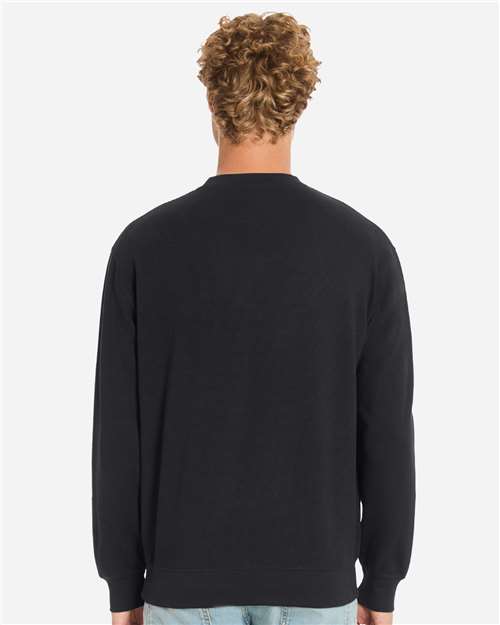 Unisex Thermal Crewneck Sweatshirt – On Model – Back