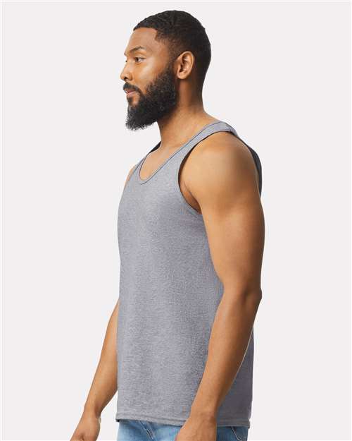 Unisex Ultra Cotton® Tank Top – On Model – Side