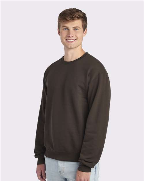 Unisex NuBlend® Crewneck Sweatshirt – On Model – Side
