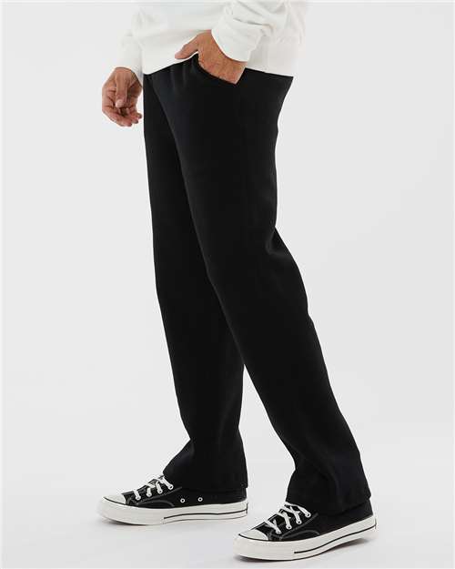 Men's Premium Open-Bottom Sweatpants – On Model – Side