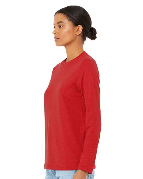 Women’s Jersey Long Sleeve Tee – On Model – Side