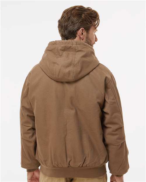 Men's Tall Cheyenne Boulder Cloth™ Hooded Jacket with Tricot Quilt Lining – On Model – Back