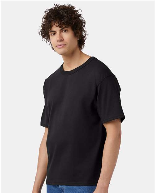 Unisex Heritage Jersey T-Shirt – On Model – Side