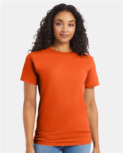 Unisex Essential-T T-Shirt – On Model