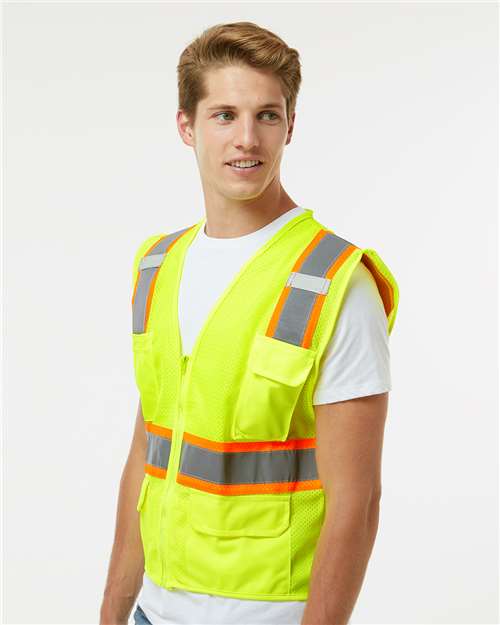 Unisex Ultra-Cool™ Multi-Pocket Vest – On Model – Side