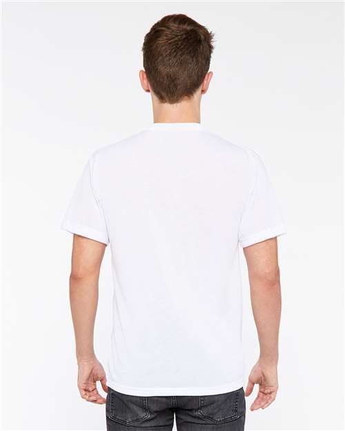 Men's Polyester Sublimation Tee – On Model – Back