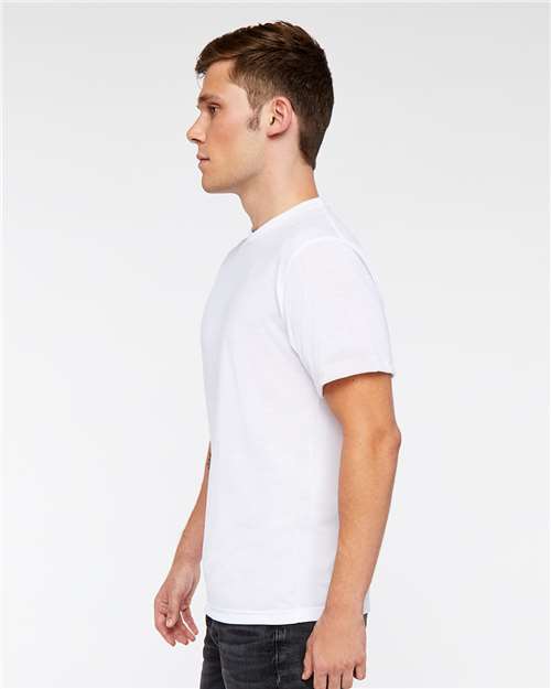 Men's Polyester Sublimation Tee – On Model – Side