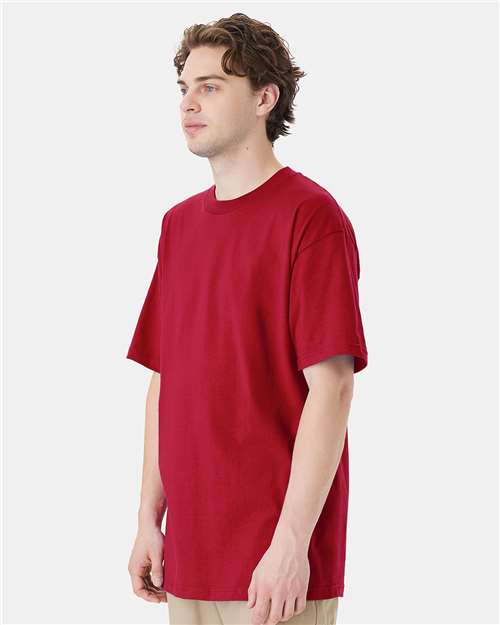 Unisex Beefy-T® Tall T-Shirt – On Model – Side