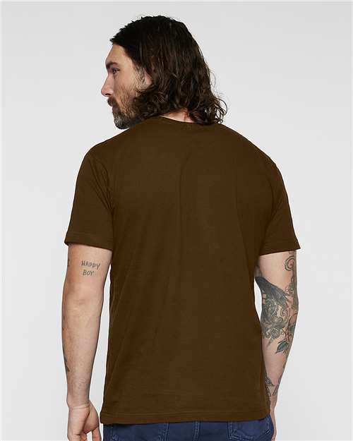 Unisex Fine Jersey Tee – On Model – Back