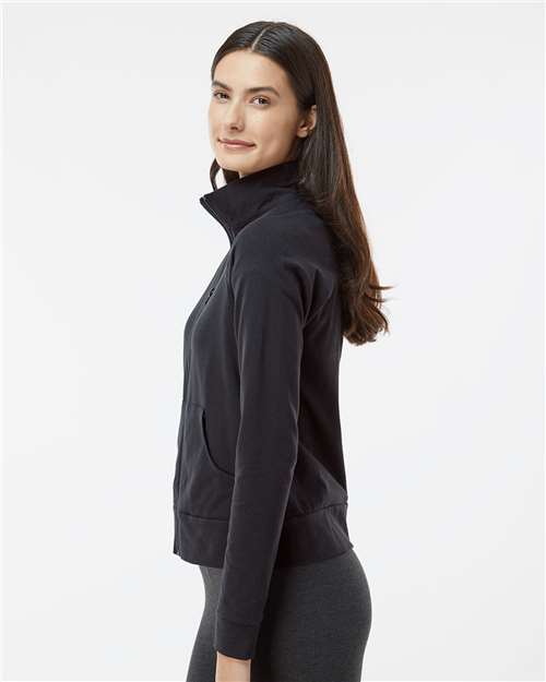 Women’s Full-Zip Practice Jacket – On Model – Side