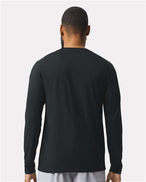 Unisex Performance® Long Sleeve T-Shirt – On Model – Back