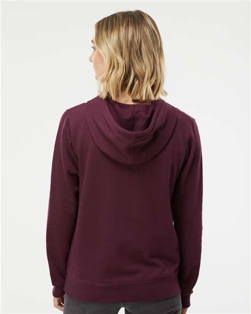 Women's Junior Fit Heavenly Fleece Lightweight Hooded Sweatshirt – On Model – Back