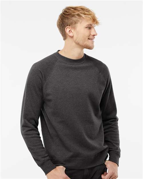 Unisex Special Blend Raglan Crewneck Sweatshirt – On Model