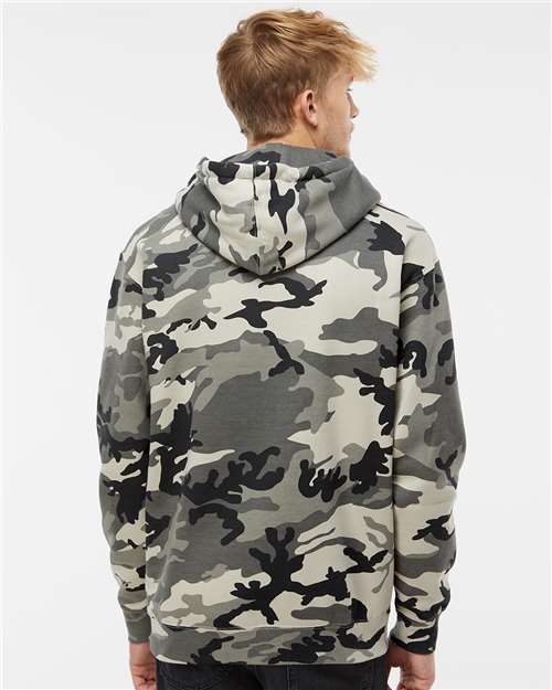 Unisex Heavyweight Hooded Sweatshirt – On Model – Back