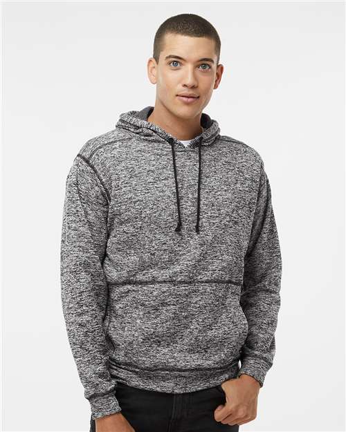 Men's Cosmic Fleece Hooded Sweatshirt – On Model