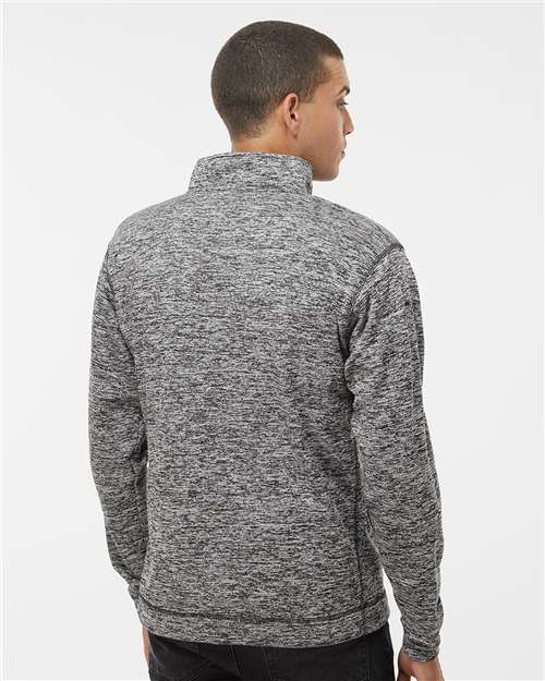 Men's Cosmic Fleece Quarter-Zip Sweatshirt – On Model – Back