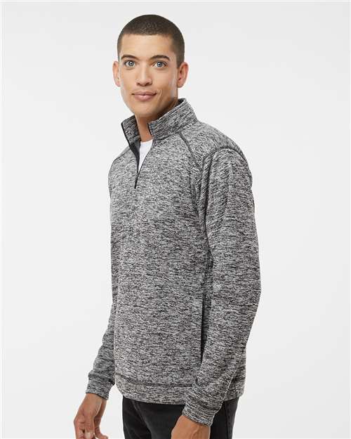 Men's Cosmic Fleece Quarter-Zip Sweatshirt – On Model – Side