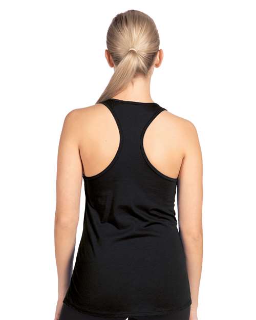 Women's Ideal Racerback Tank Top – On Model – Back
