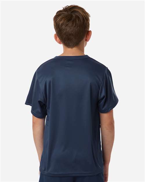 Youth B-Core Placket Jersey – On Model – Back