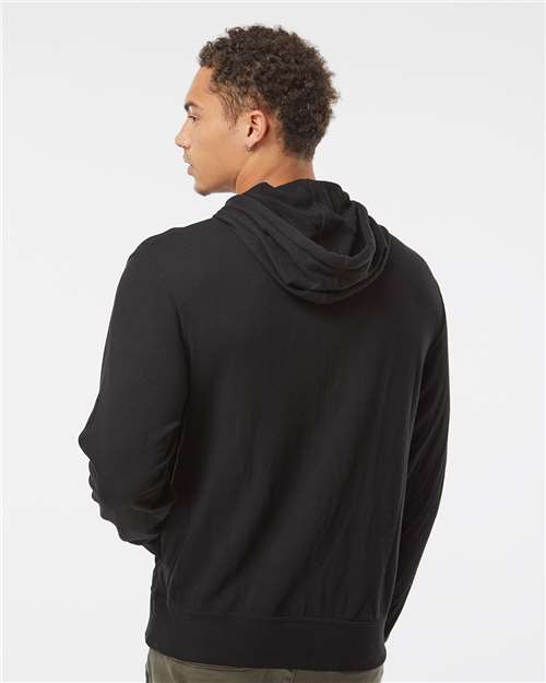 Unisex Midweight French Terry Hooded Sweatshirt – On Model – Back