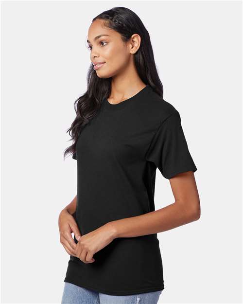 Unisex Perfect-T Triblend T-Shirt – On Model – Side