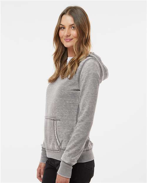 Women's Zen Fleece Hooded Sweatshirt – On Model – Side