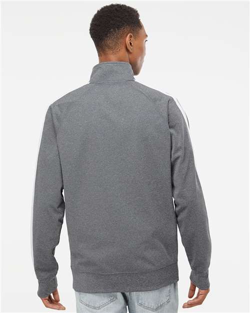 Men's Lightweight Poly-Tech Full-Zip Track Jacket – On Model – Back