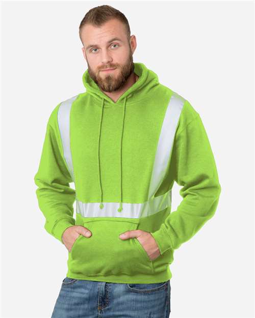 Unisex USA-Made Hi-Visibility Hooded Sweatshirt