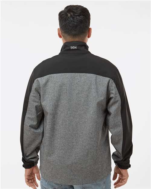 Men's Tall Motion Soft Shell Jacket – On Model – Back