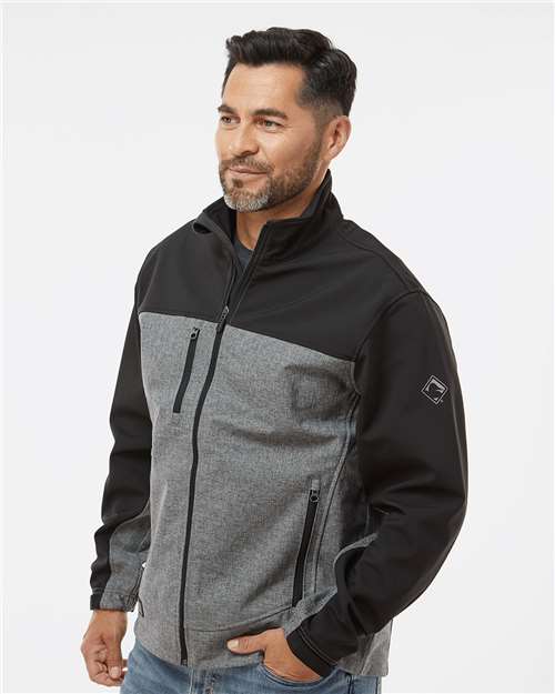 Men's Tall Motion Soft Shell Jacket – On Model – Side