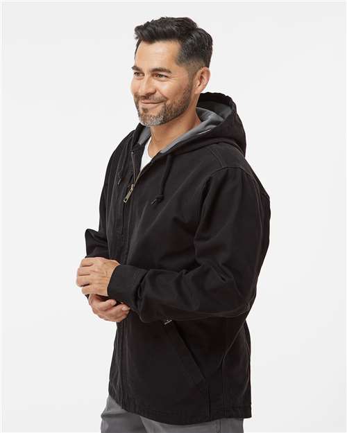 Men's Tall Laredo Boulder Cloth™ Canvas Jacket with Thermal Lining – On Model – Side