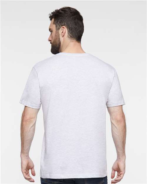 Unisex Fine Jersey Tee – On Model – Back