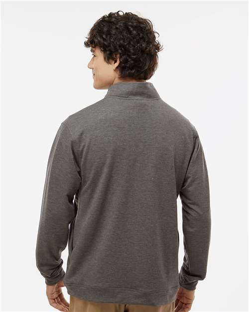 Men's Omega Stretch Quarter-Zip Pullover – On Model – Back