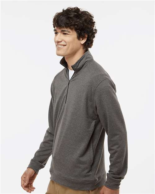Men's Omega Stretch Quarter-Zip Pullover – On Model – Side