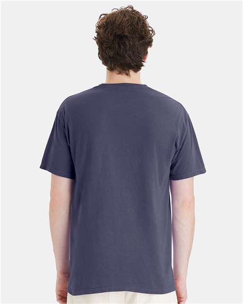 Unisex Garment-Dyed Pocket T-Shirt – On Model – Back