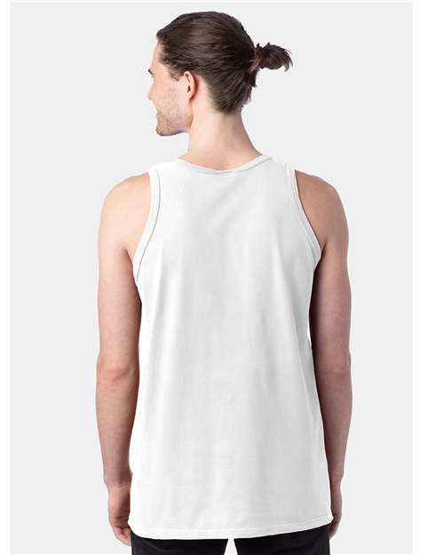 Unisex Garment-Dyed Unisex Tank Top – On Model – Back