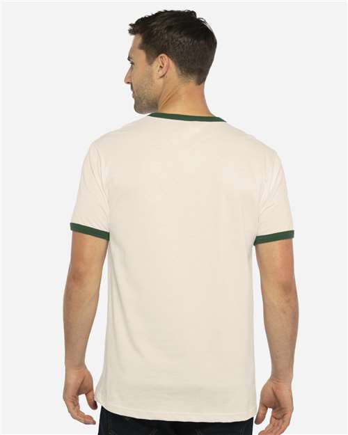 Unisex Cotton Ringer T-Shirt – On Model – Back