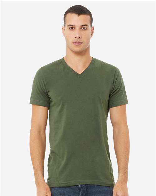 Unisex Jersey V-Neck Tee
