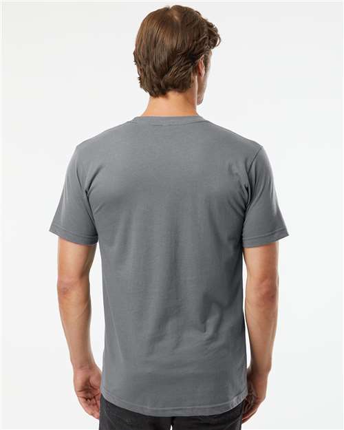 Unisex Fine Jersey Tee – On Model – Back