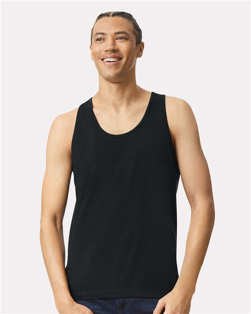 Unisex Fine Jersey Tank – On Model