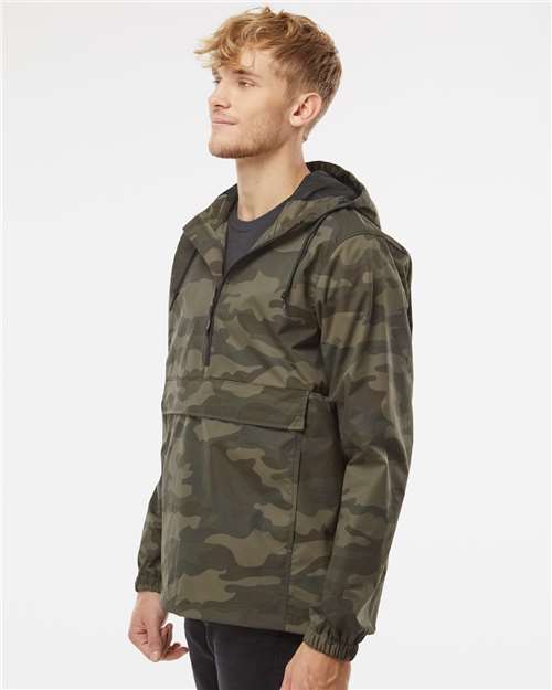 Men's Nylon Anorak – On Model – Side