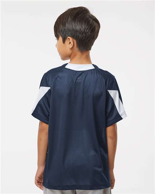 Youth Striker Placket – On Model – Back