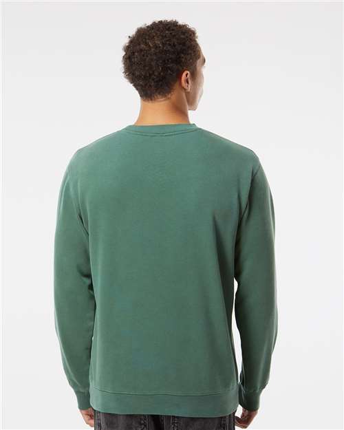 Unisex Midweight Pigment-Dyed Crewneck Sweatshirt – On Model – Back