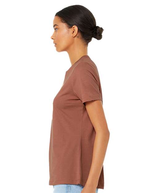 Women’s Relaxed Jersey Tee – On Model – Side