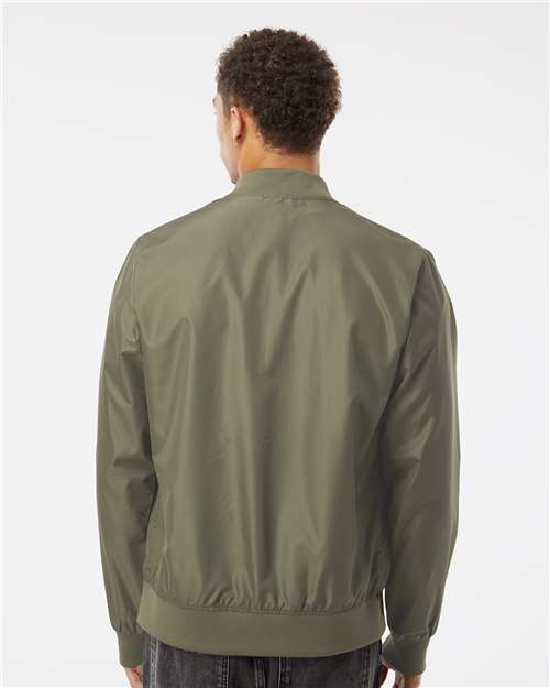 Unisex Lightweight Bomber Jacket – On Model – Back